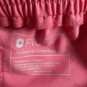 Figs Technical Collection Pink Scrub Pants